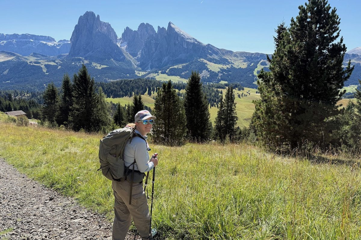 Becki Rupp in the Dolomites, Italy
