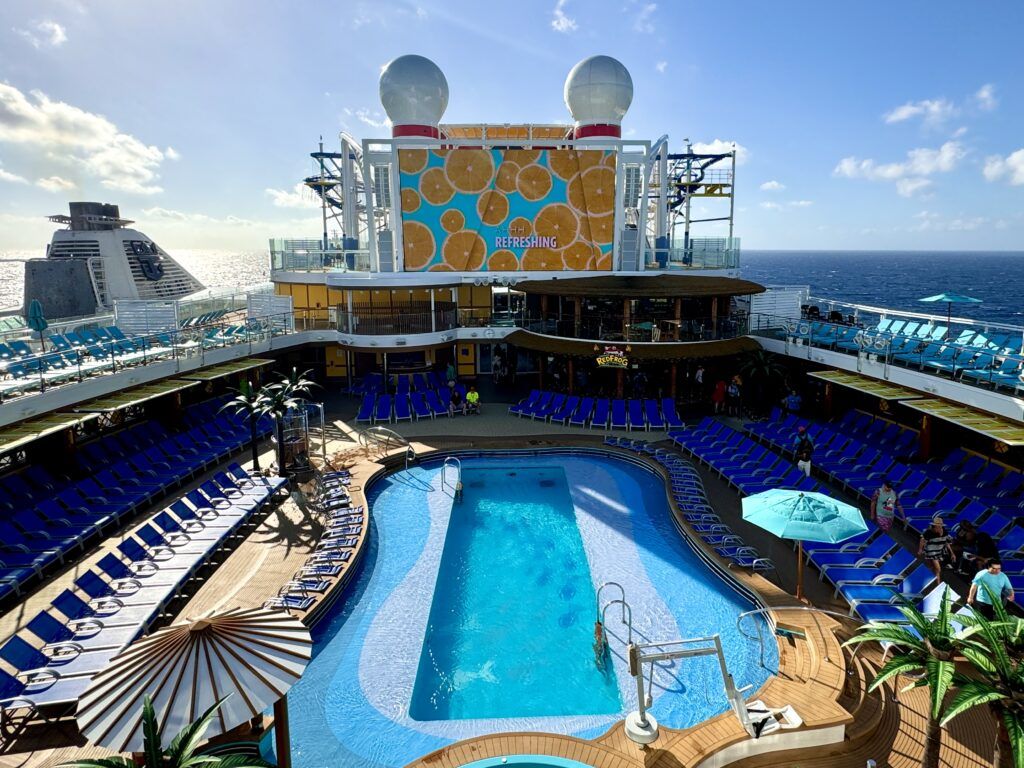 Carnival Jubilee pool deck
