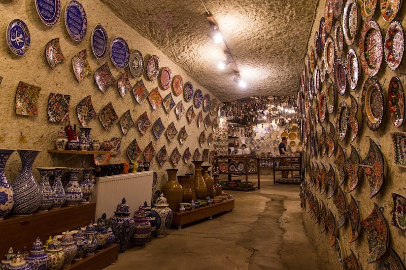 Pottery workshop in Avanos, one of Turkey's ceramic towns