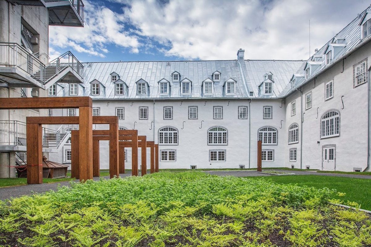 Transformational Travel Monastere des Augustines Outdoor Monastere des Augustines in Quebec, home to wellness and transformational travel retreats
