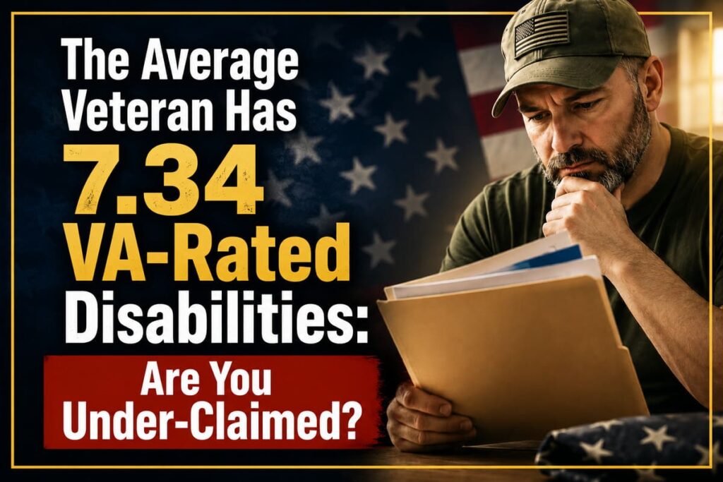 The Average Veteran Has 7.34 VA-Rated Disabilities: Are You Under-Claimed?