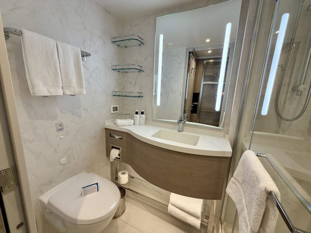 star princess balcony stateroom bathroom