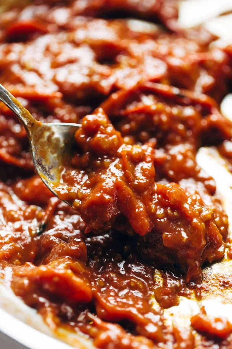 Tomato butter sauce.