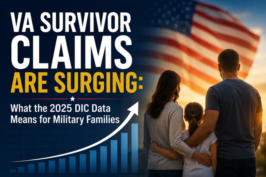 VA Survivor Claims Are Surging: What the DIC Data Means for Military Families in 2026