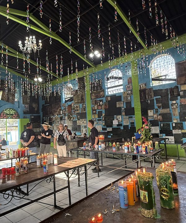 Inside the Maximon shrine Antigua