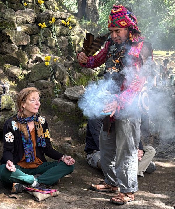 Mayan fire ceremony