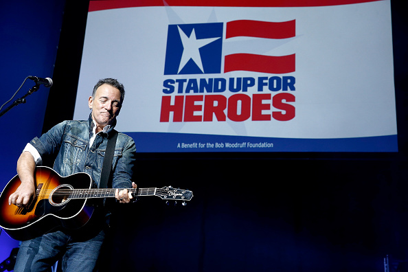 NEW YORK, NY - NOVEMBER 05: Bruce Springsteen performs on stage at The New York Comedy Festival and The Bob Woodruff Foundation present the 12th Annual Stand Up For Heroes event at The Hulu Theater at Madison Square Garden on November 5, 2018 in New York City. 