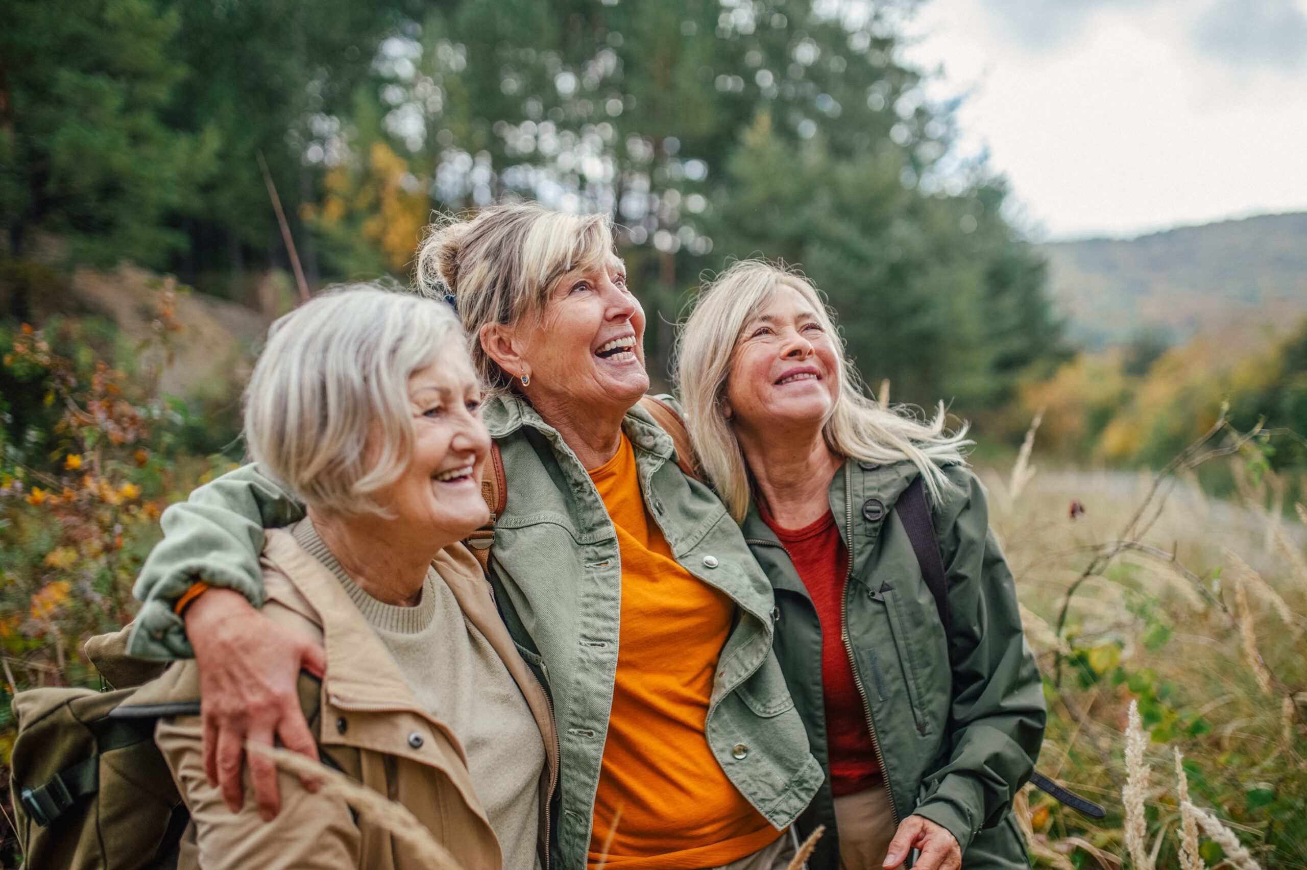 group of mature female women over 50