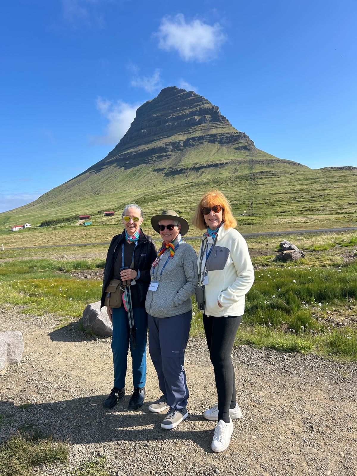 three women in iceland 