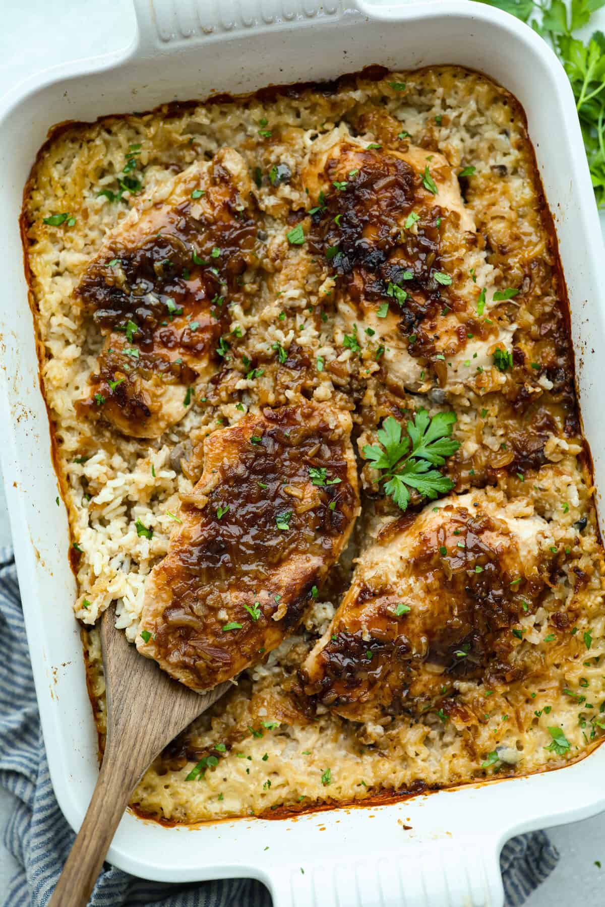 No Peek Chicken and Rice Casserole