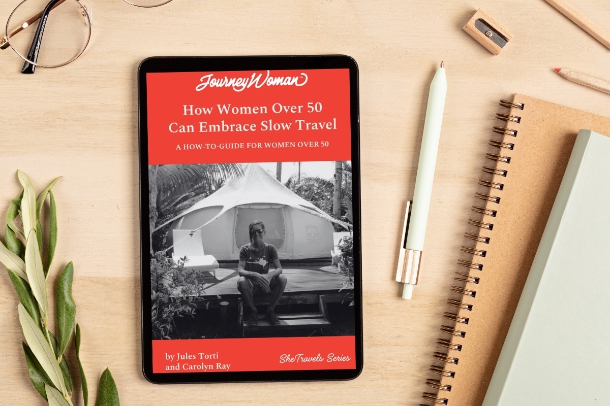 JourneyWoman ebooks for women over 50 travel