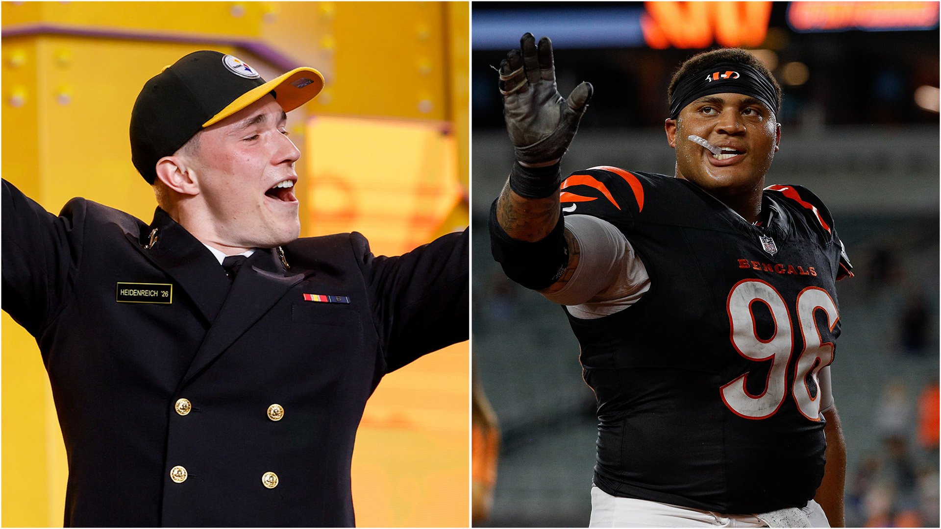 These 2 Marines are now professional football players