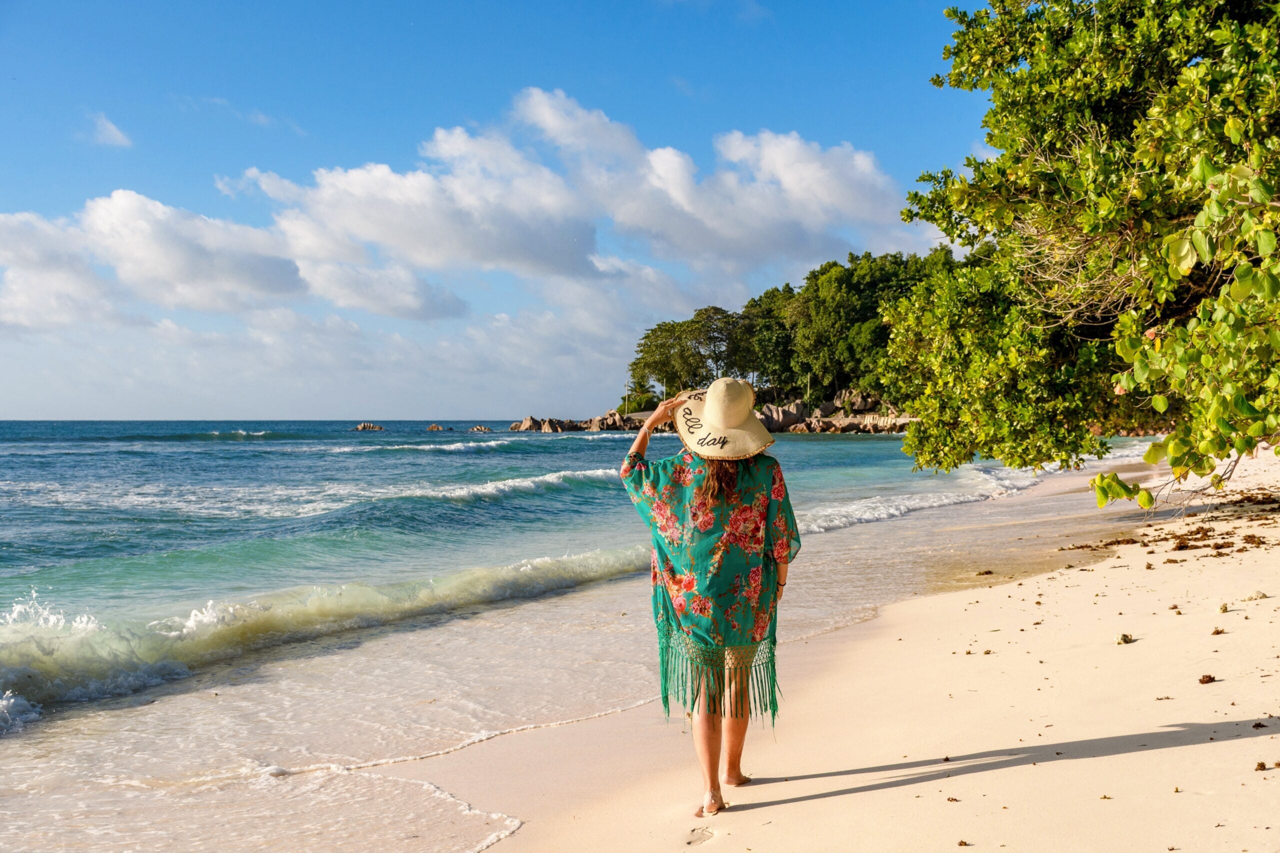 solo woman on costa rica beach