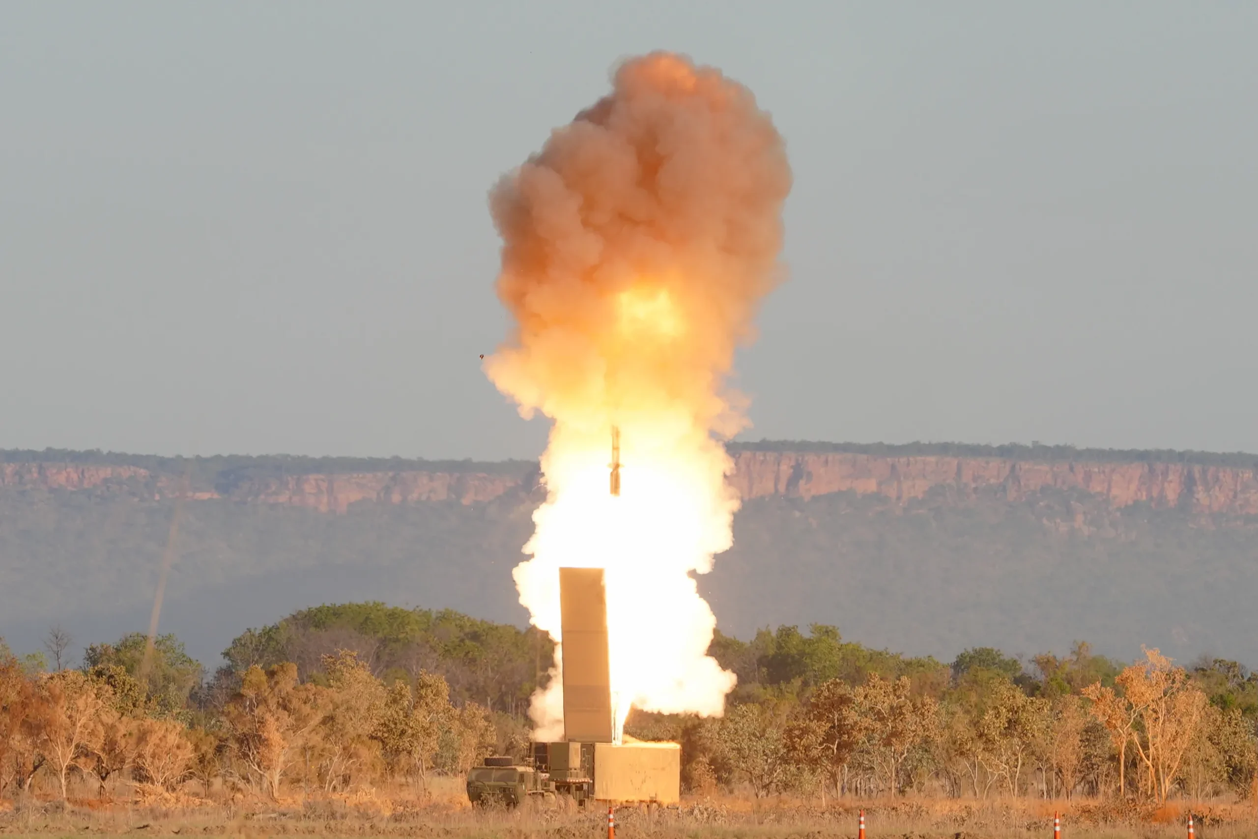 The Army’s main long-range missile battery in Europe fires new weapon for the first time