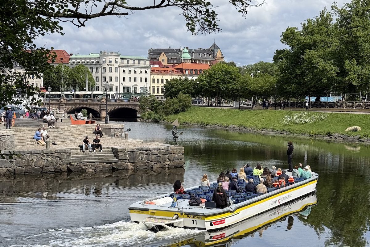 A Paddan canal tour offers a car-free way to explore Gothenburg from the water