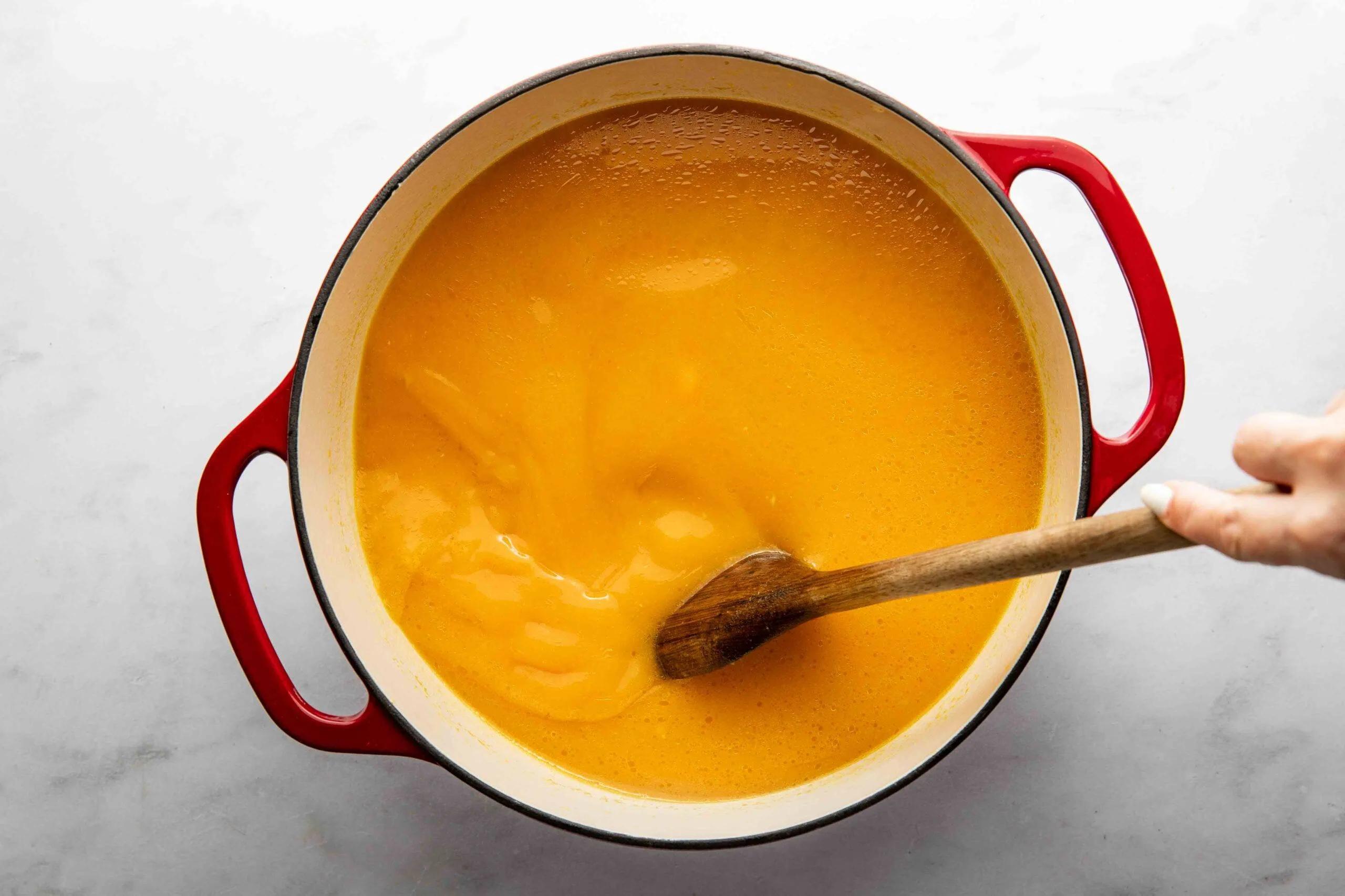 Stirring the broth for Pastina, or Italian Penicillin