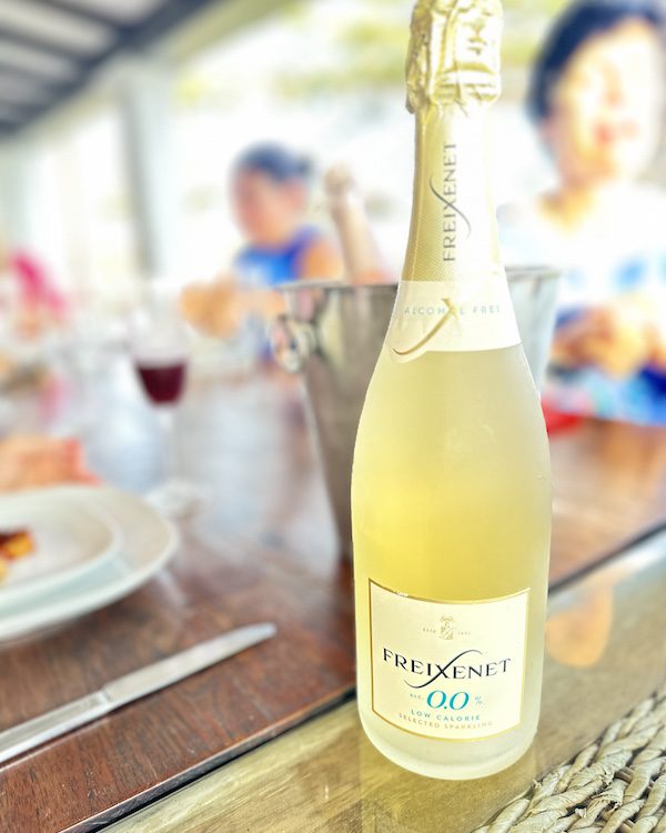 A bottle of Freixenet alcohol-free