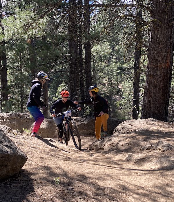 Ladies AllRide mountain biking with female outdoor guides