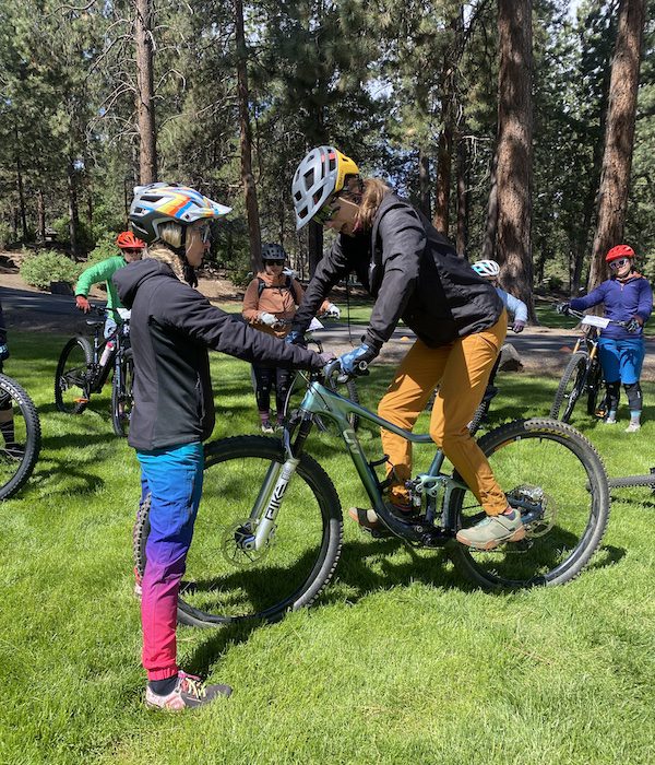 Learning to mountain bike with Ladies AllRide 
