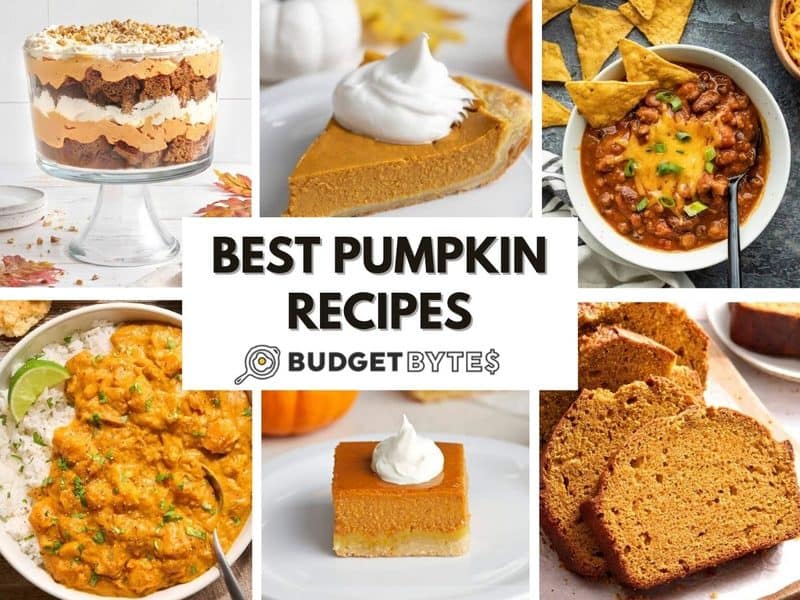 best pumpkin recipes collage