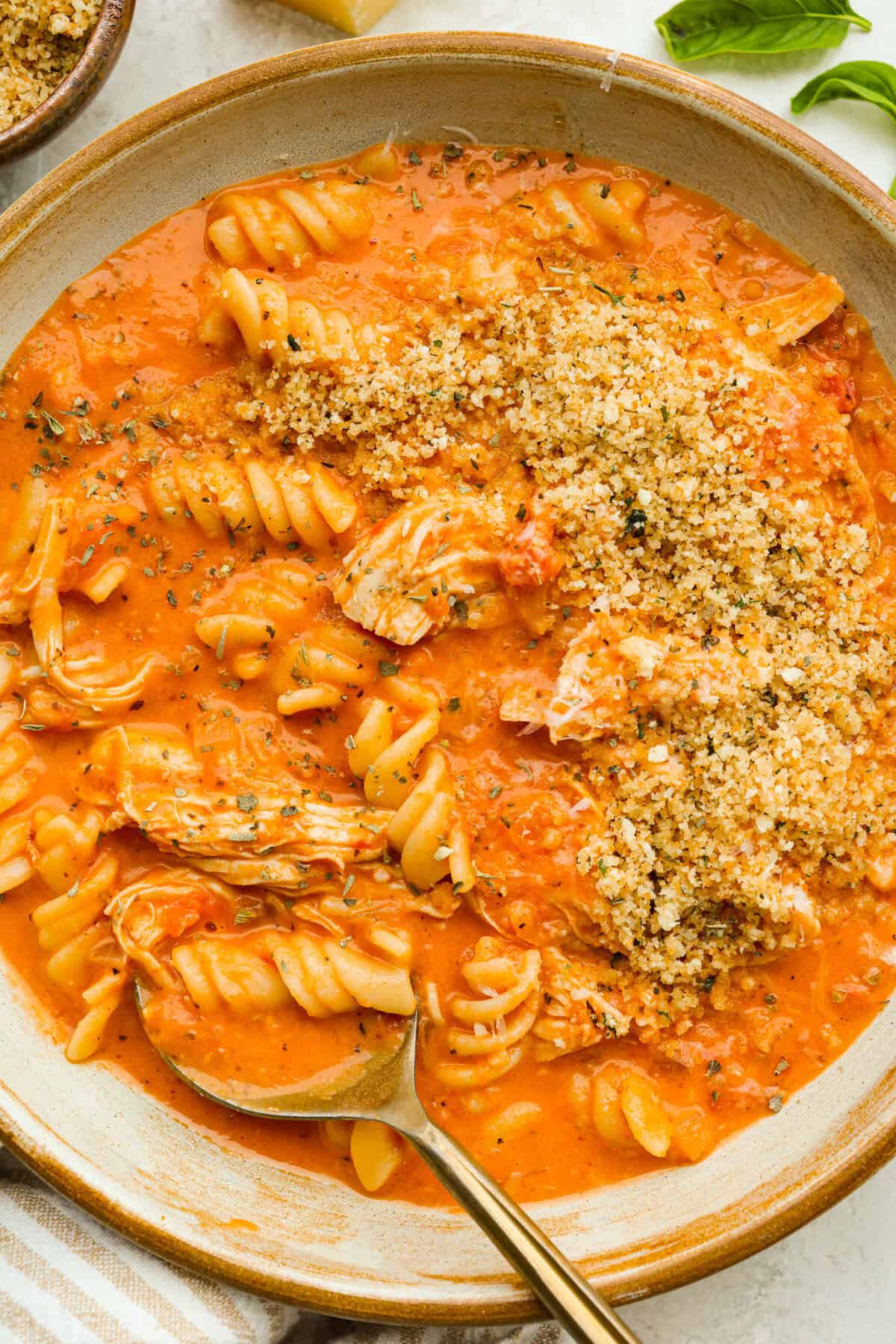 Chicken parmesan soup 8
